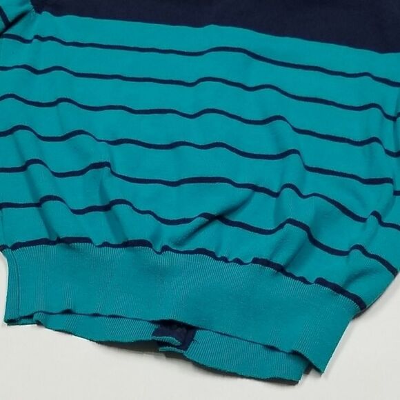 Kersh Sweater Women's XXL Front Full Button Up Long Sleeve Cardigan Green Blue - Picture 6 of 7